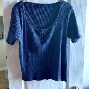 J. Crew navy henley top *3/$15
